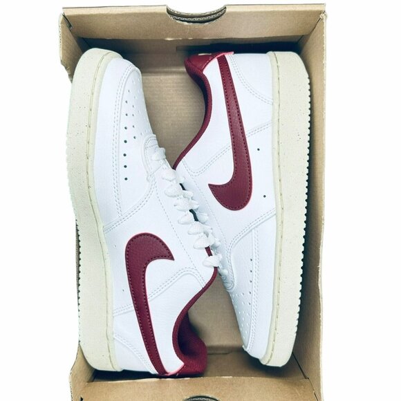 Nike Court Vision Lo NN Next Nature Women Shoes 6 Retro White Sneaker DH3158-106 - Picture 10 of 14